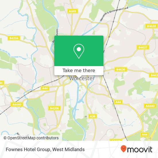 Fownes Hotel Group map