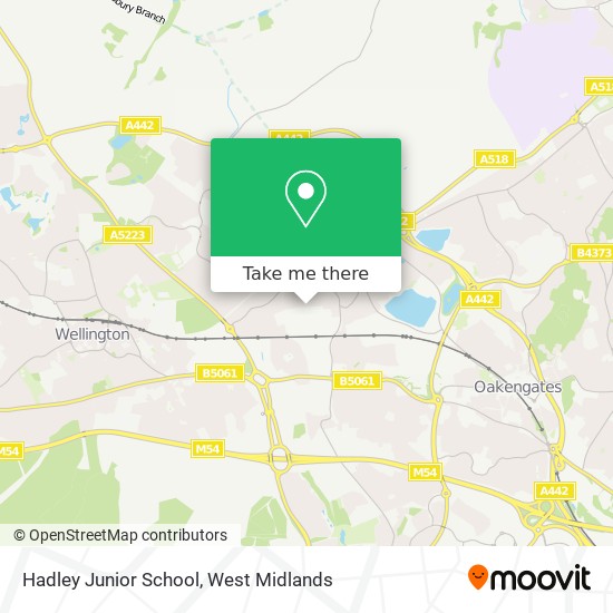 Hadley Junior School map