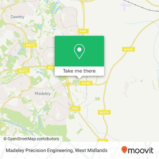 Madeley Precision Engineering map