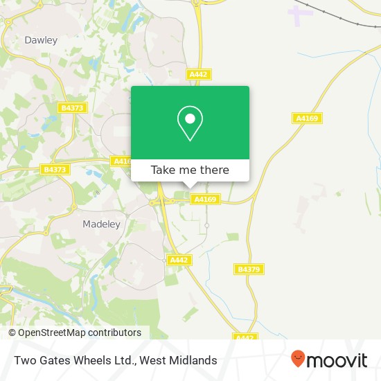 Two Gates Wheels Ltd. map