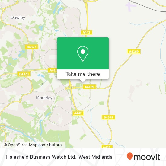 Halesfield Business Watch Ltd. map