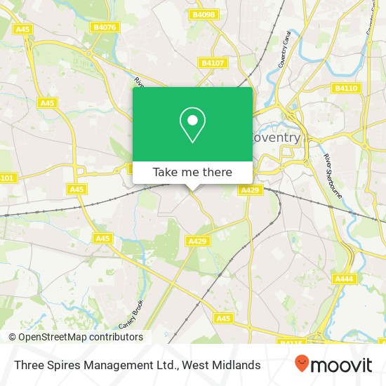 Three Spires Management Ltd. map