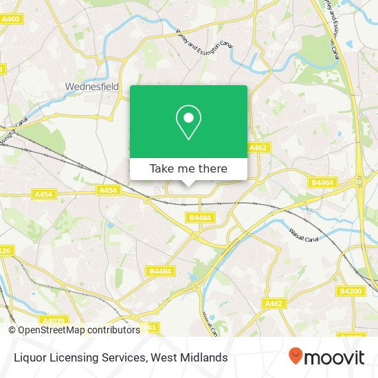 Liquor Licensing Services map