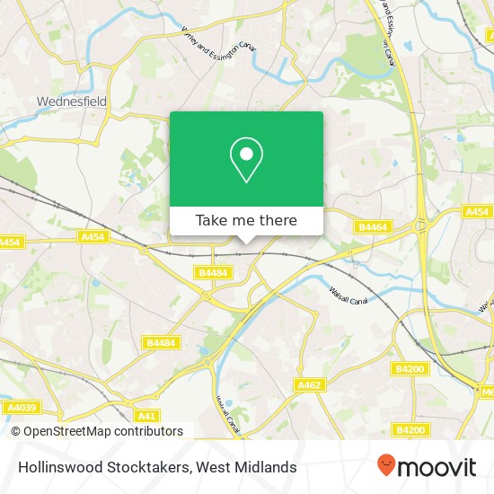 Hollinswood Stocktakers map