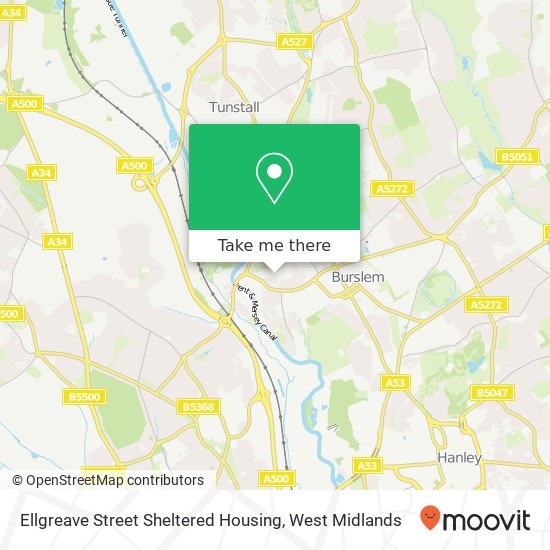 Ellgreave Street Sheltered Housing map