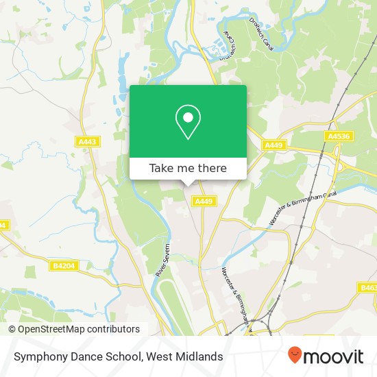 Symphony Dance School map