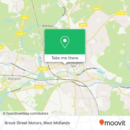 Brook Street Motors map