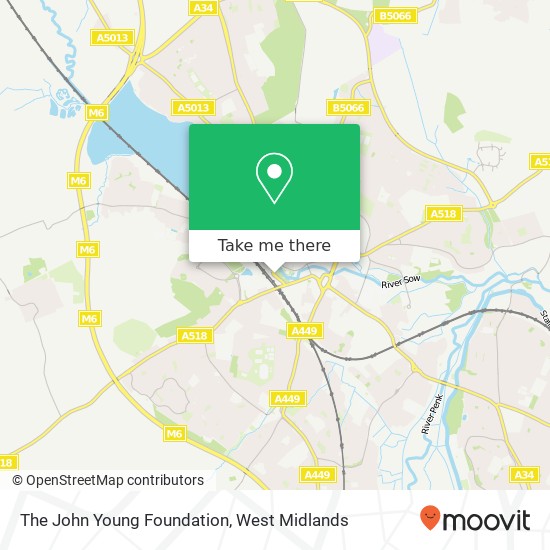 The John Young Foundation map
