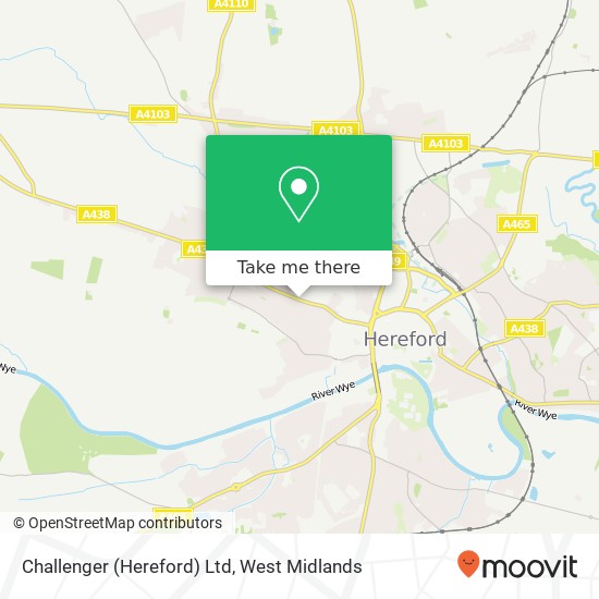 Challenger (Hereford) Ltd map