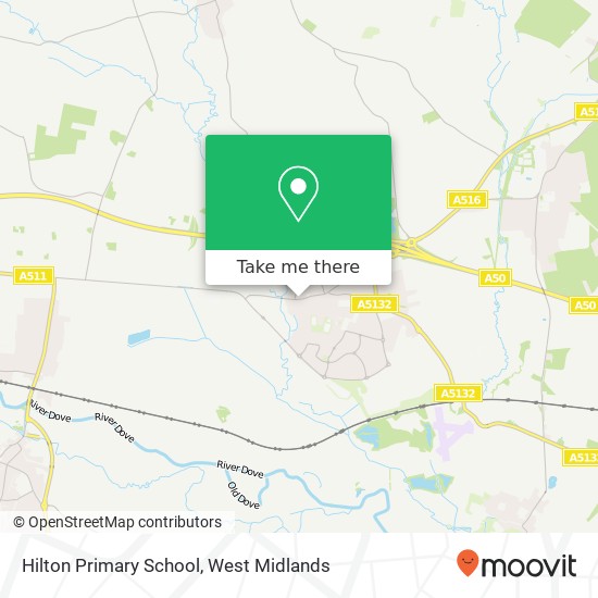 Hilton Primary School map