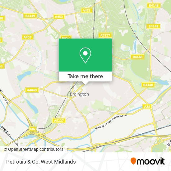 Petrouis & Co map