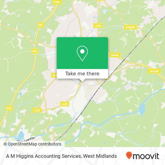 A M Higgins Accounting Services map