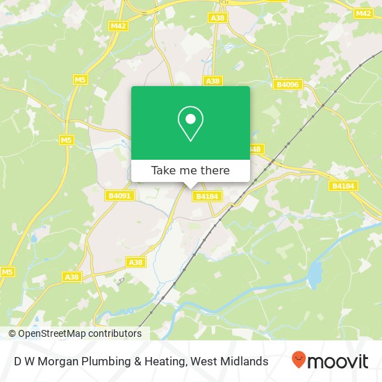 D W Morgan Plumbing & Heating map
