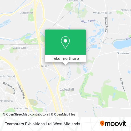 Teamsters Exhibitions Ltd map