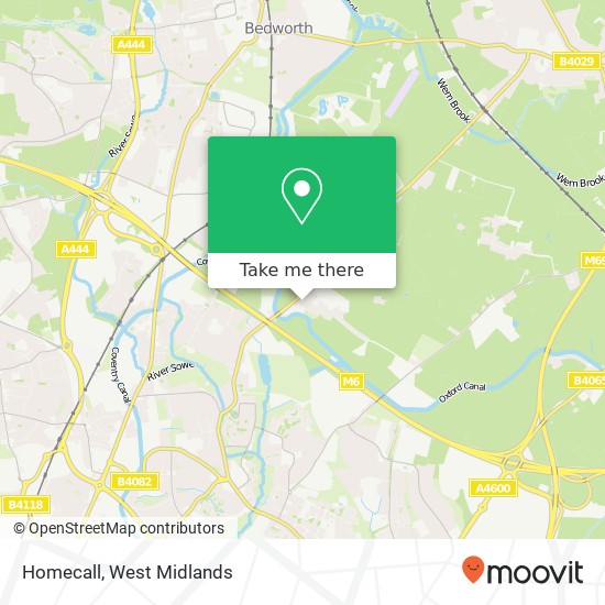 Homecall map