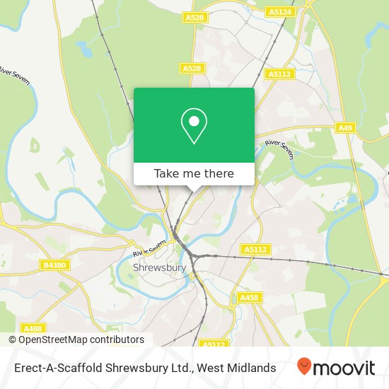 Erect-A-Scaffold Shrewsbury Ltd. map