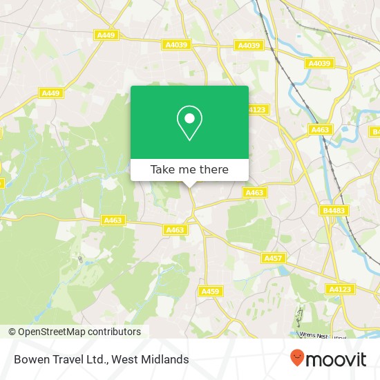 Bowen Travel Ltd. map