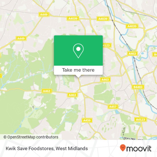 Kwik Save Foodstores map