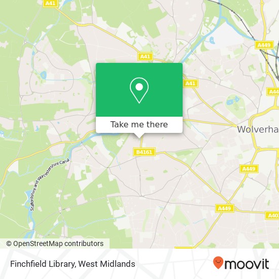 Finchfield Library map