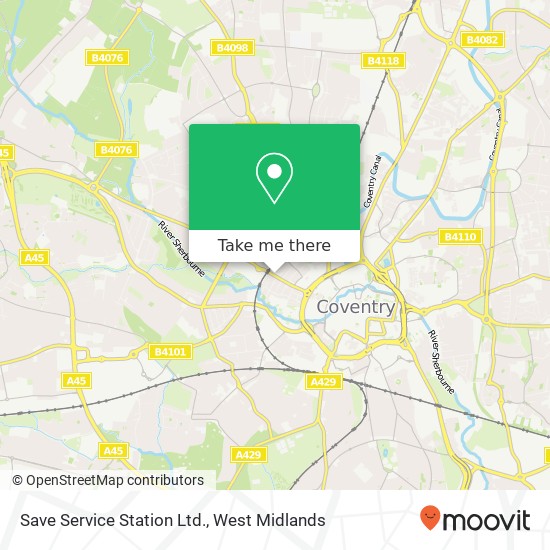 Save Service Station Ltd. map