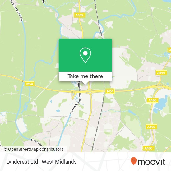 Lyndcrest Ltd. map