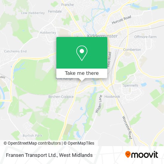 Fransen Transport Ltd. map