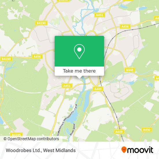 Woodrobes Ltd. map