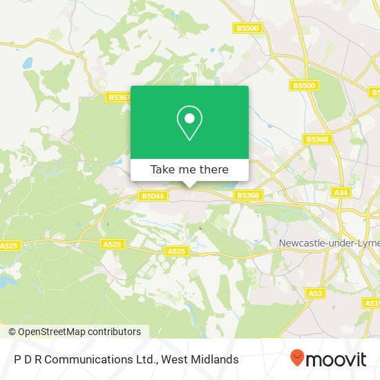 P D R Communications Ltd. map
