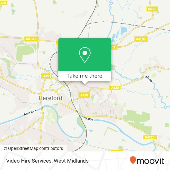 Video Hire Services map