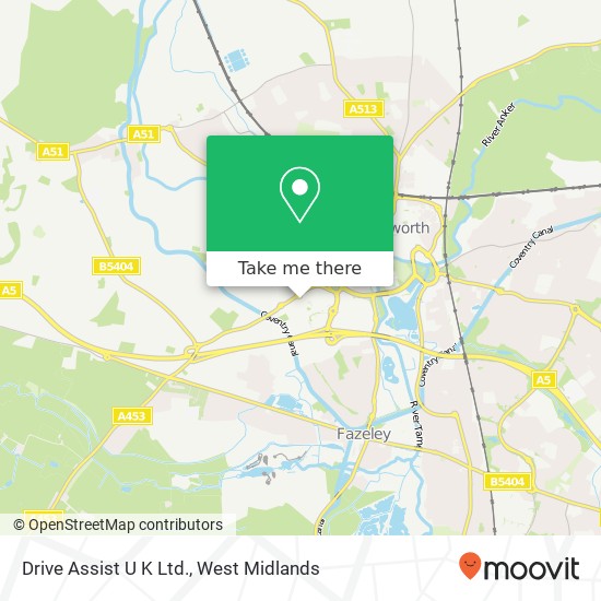 Drive Assist U K Ltd. map