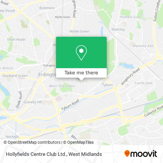 Hollyfields Centre Club Ltd. map