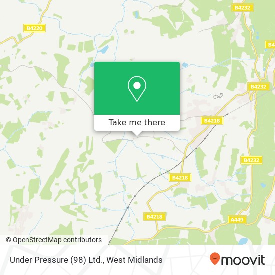 Under Pressure (98) Ltd. map