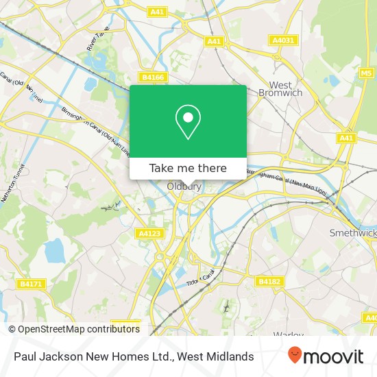 Paul Jackson New Homes Ltd. map