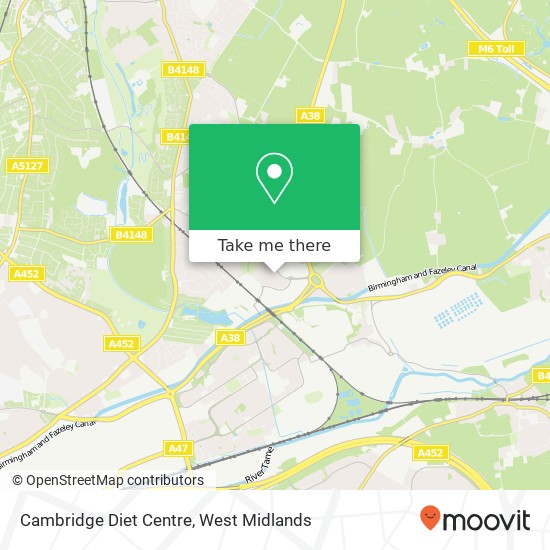 Cambridge Diet Centre map