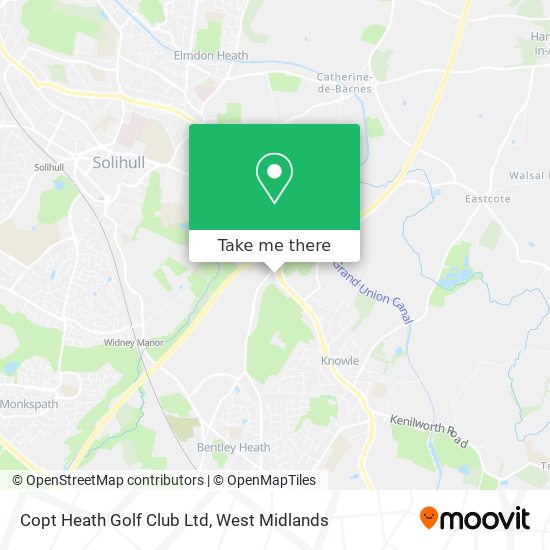 Copt Heath Golf Club Ltd map