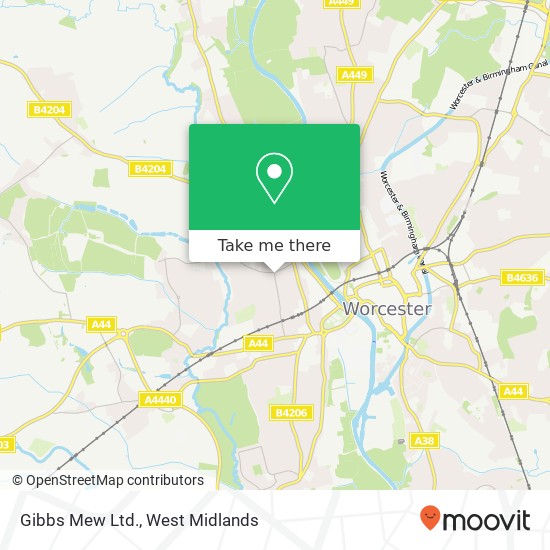 Gibbs Mew Ltd. map