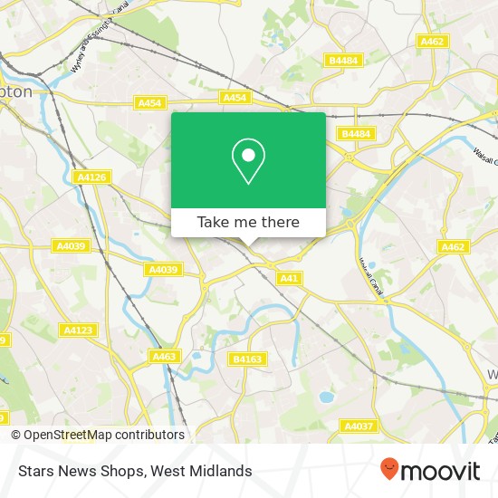 Stars News Shops map