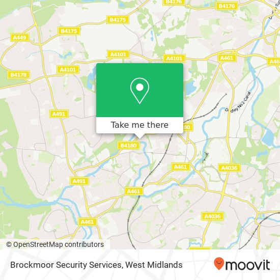 Brockmoor Security Services map