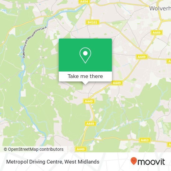 Metropol Driving Centre map