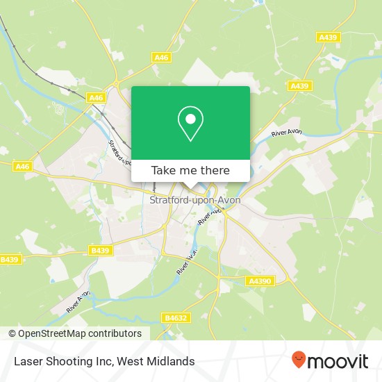 Laser Shooting Inc map