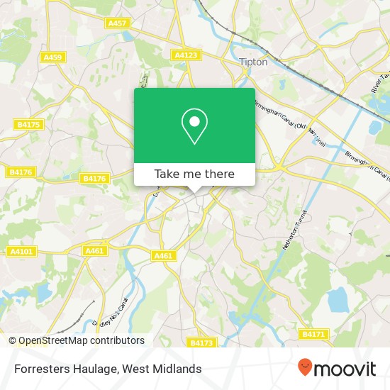 Forresters Haulage map