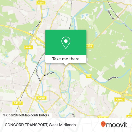 CONCORD TRANSPORT map
