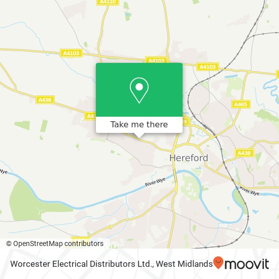 Worcester Electrical Distributors Ltd. map
