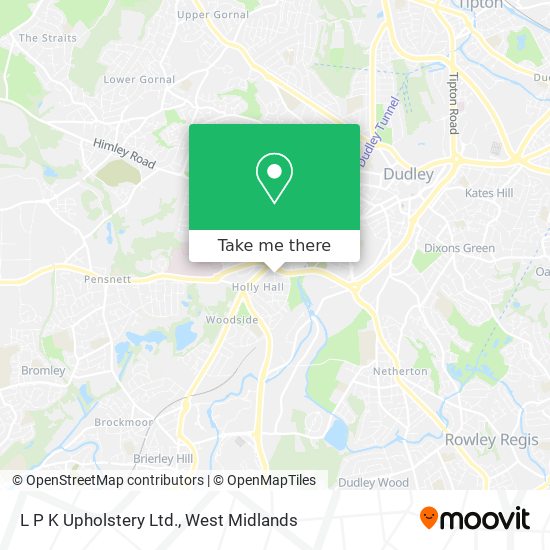 L P K Upholstery Ltd. map