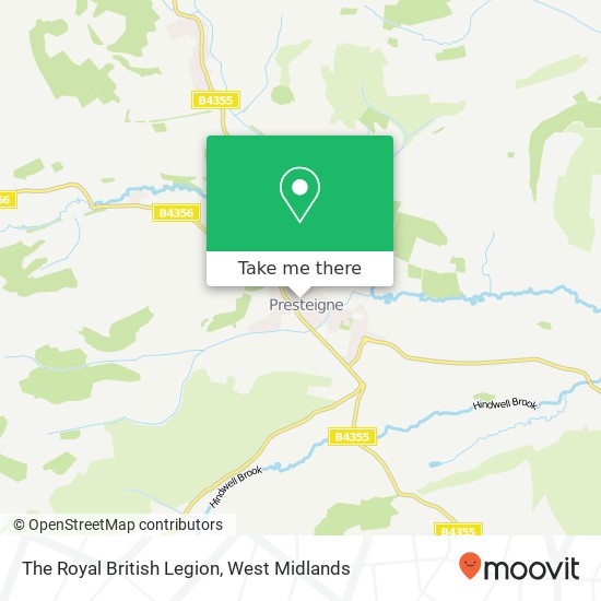 The Royal British Legion map