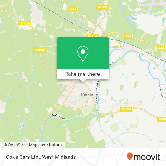 Cox's Cars Ltd. map