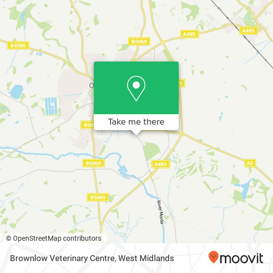 Brownlow Veterinary Centre map