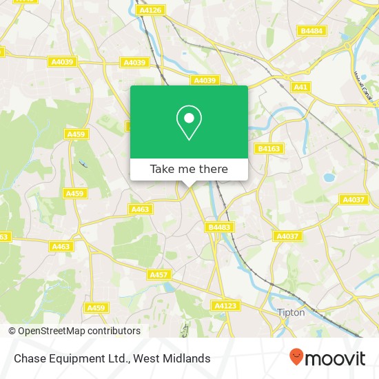 Chase Equipment Ltd. map