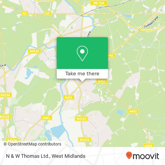 N & W Thomas Ltd. map