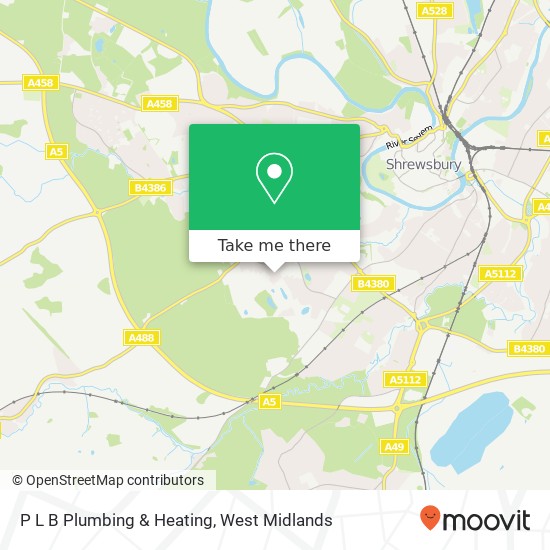 P L B Plumbing & Heating map